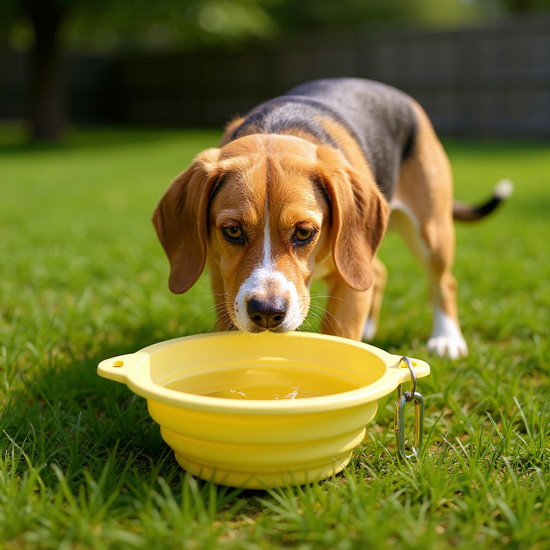 Clip Dish — Collapse-Flat Silicone Trail Bowl