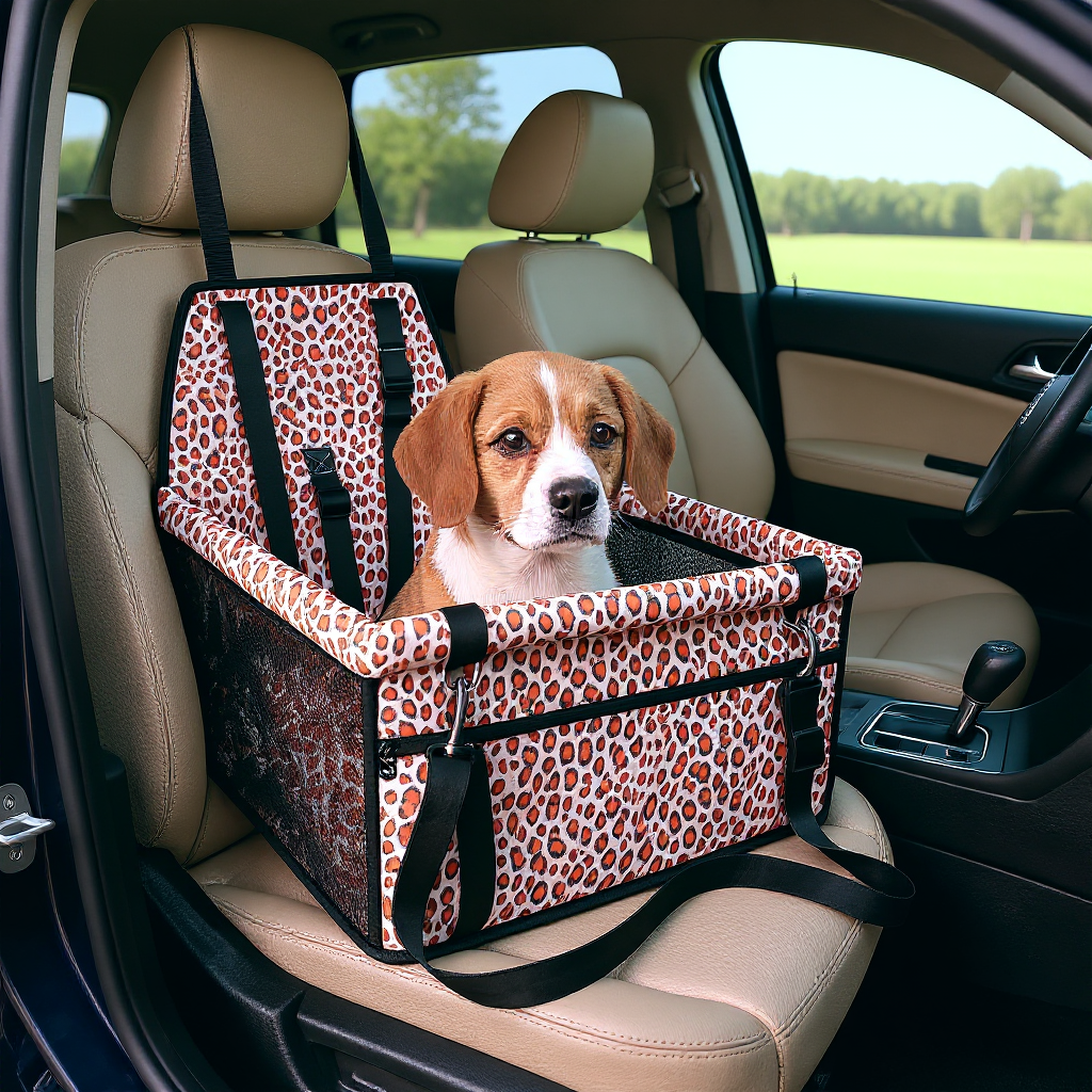 Adventure Dog Co — The Lookout — Small-Dog Car Booster Seat 1